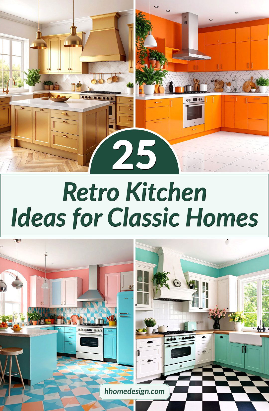 25 Retro Kitchen Ideas for Classic Homes
