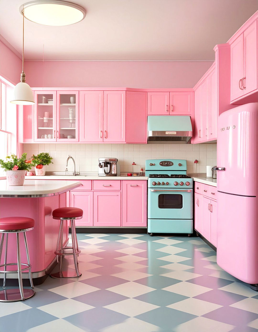 Retro Vintage Kitchen Time Capsule - 25 Office Kitchen Ideas