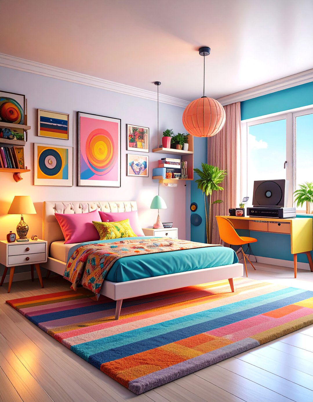 Retro Vintage Teen Bedroom - 25 Teen Bedroom Ideas