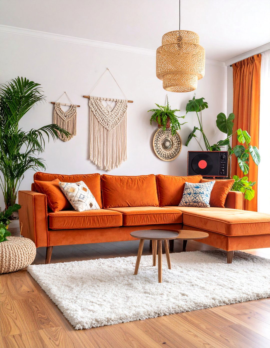 Retro s Revival with Bold Colors - 25 Vintage Living Room Ideas