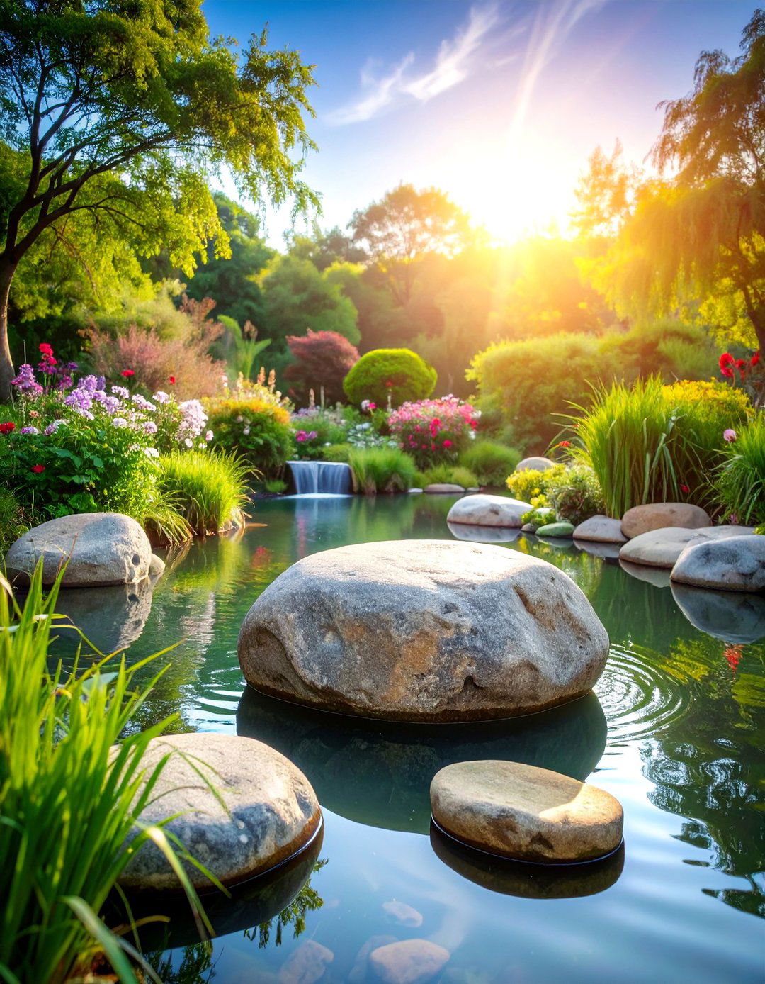 River Stone Natural Boulder Bathtub - 25 Outdoor Bathtub Ideas