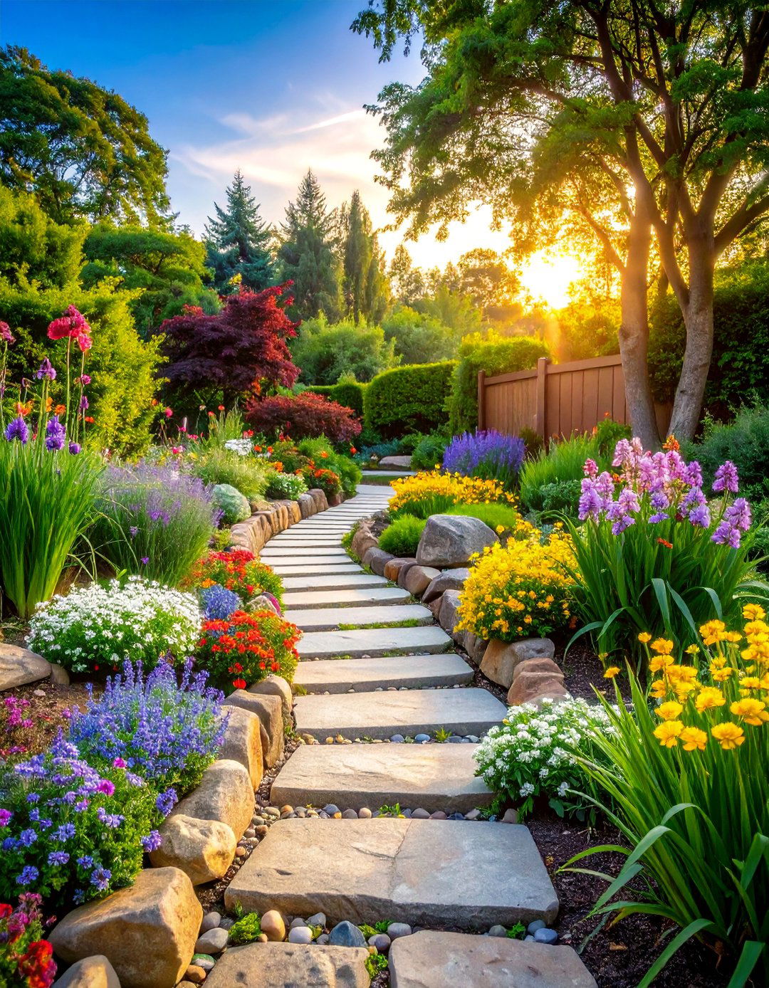 Rock Garden Border Design - 25 Rock Garden Ideas