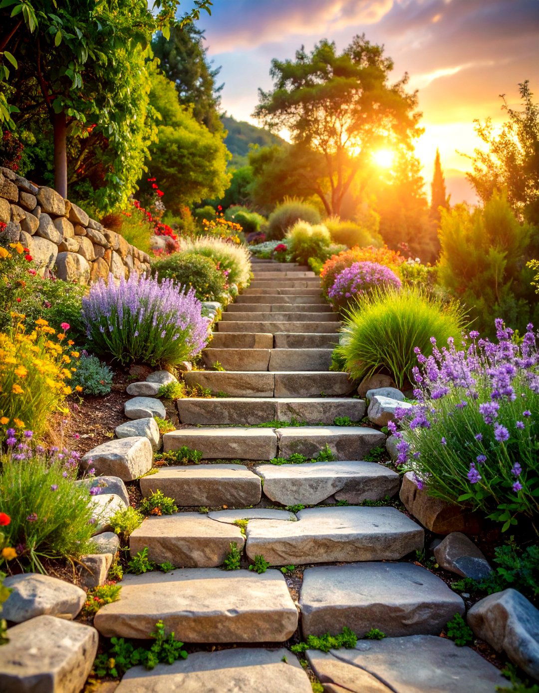 Rock Garden Steps and Pathways - 25 Rock Garden Ideas