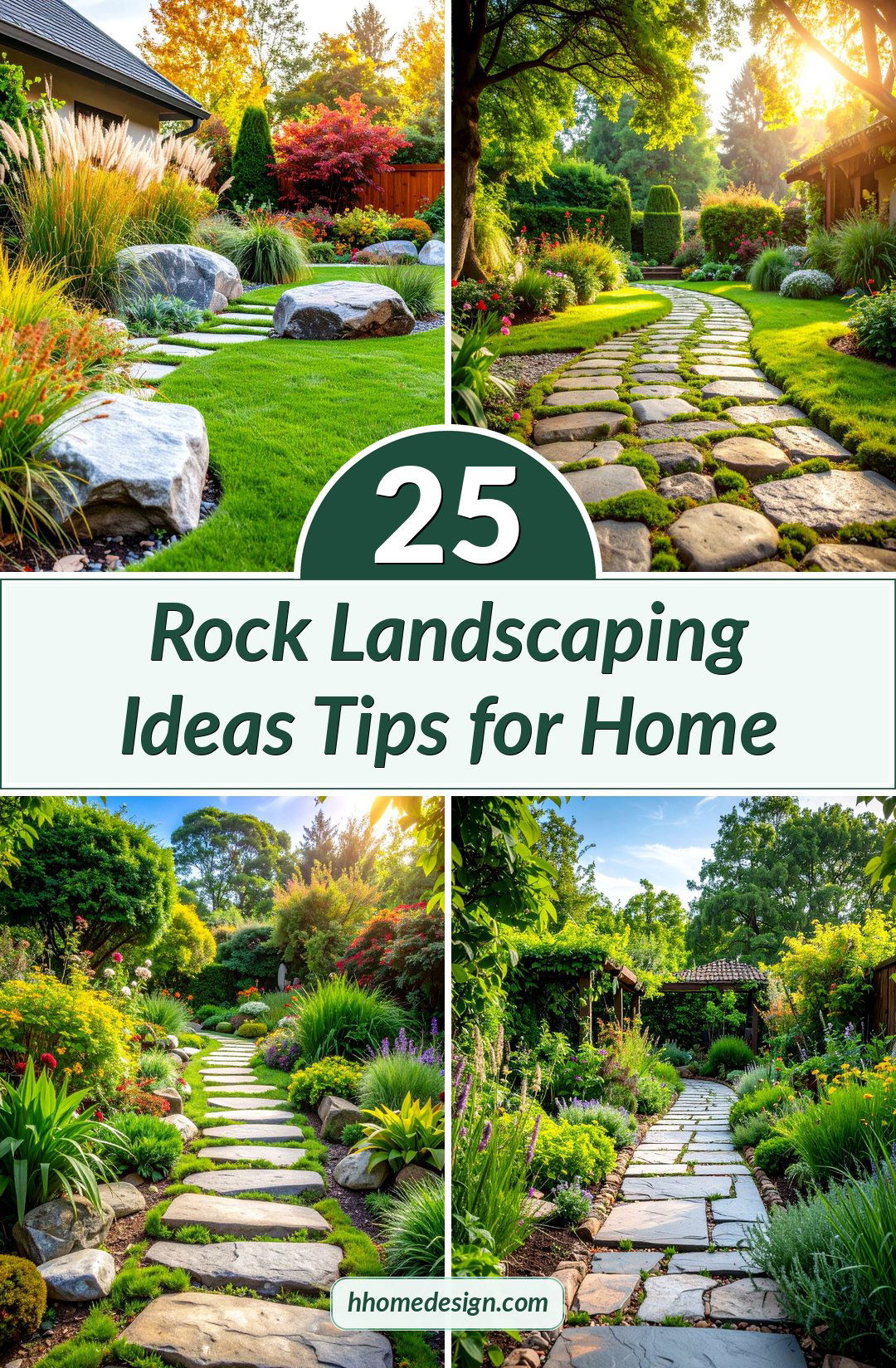 25 Rock Landscaping Ideas Tips for Home
