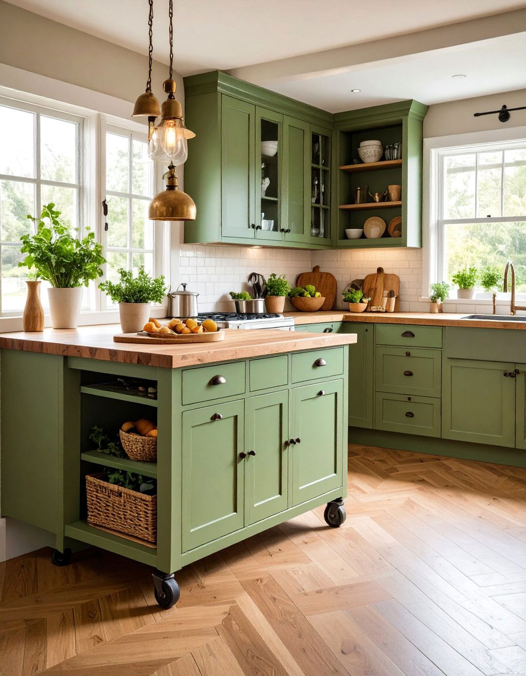 Rolling Cart Blind Corner Kitchen Cabinet Conversion - 25 Blind Corner Kitchen Cabinet Ideas