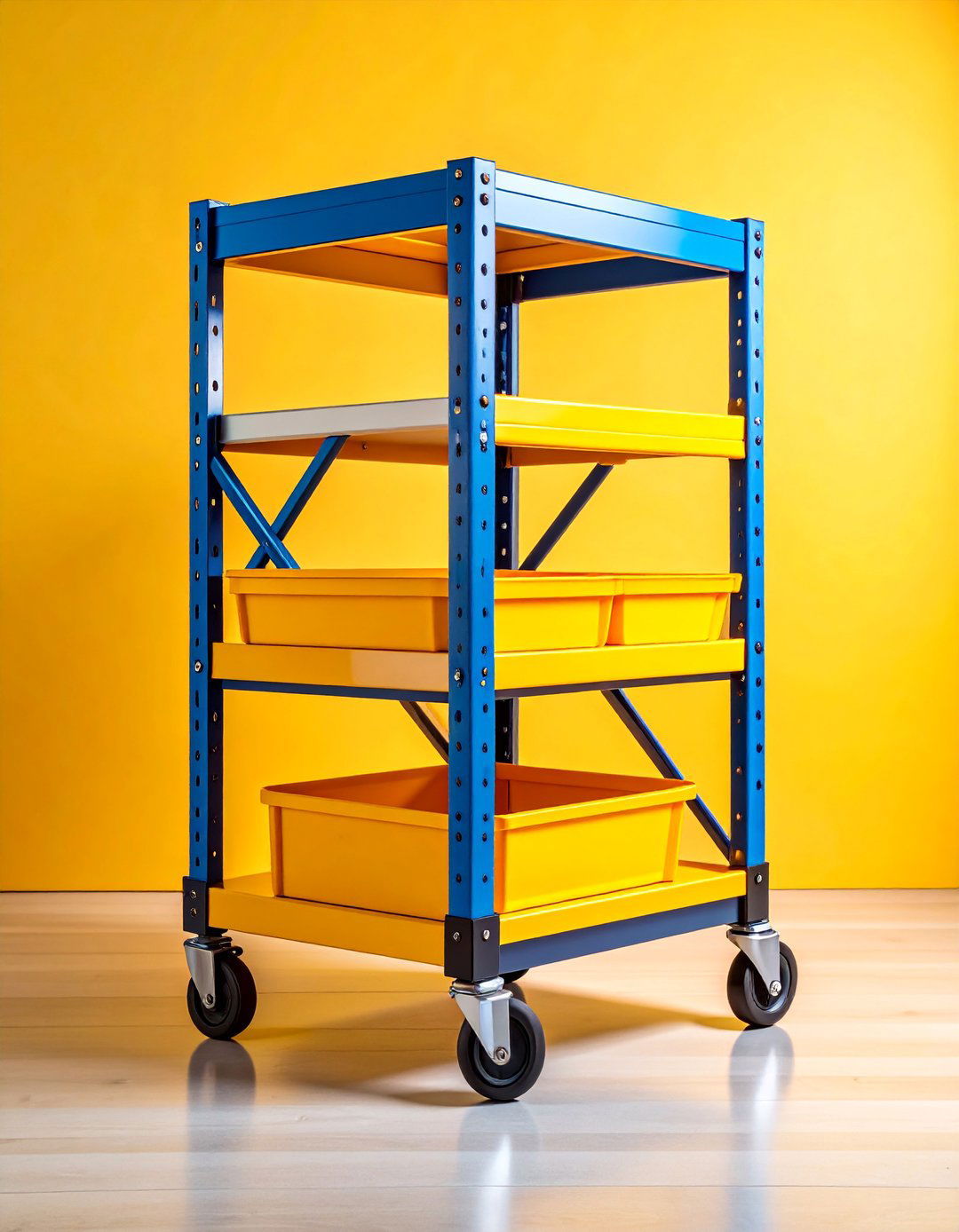 Rolling Cart Mobile Workshop - 25 Lego Storage Ideas