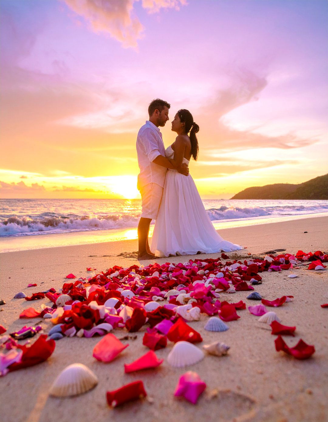 Romantic Beach Sunset Proposal - 25 Wedding Proposal Ideas