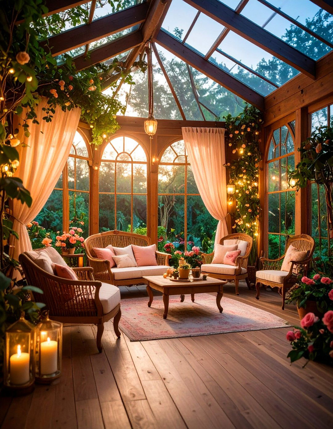 Romantic Fairy Tale Garden Room - 25 Greenhouse Room Ideas