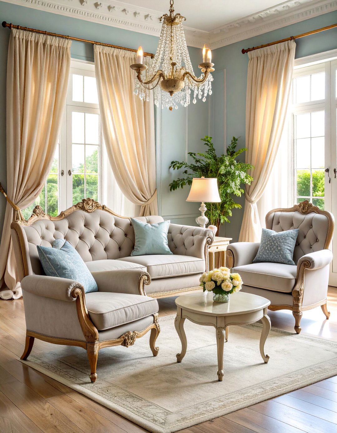 Romantic Grey and Cream Intimacy - 25 Grey and Cream Living Room Ideas