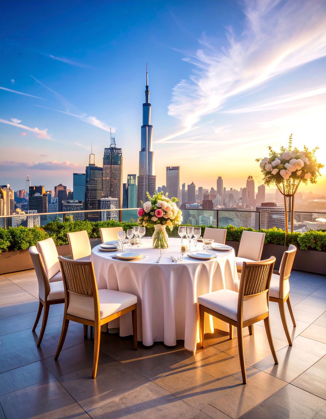 Rooftop City Lights Luxury - 25 Glamorous Wedding Ideas