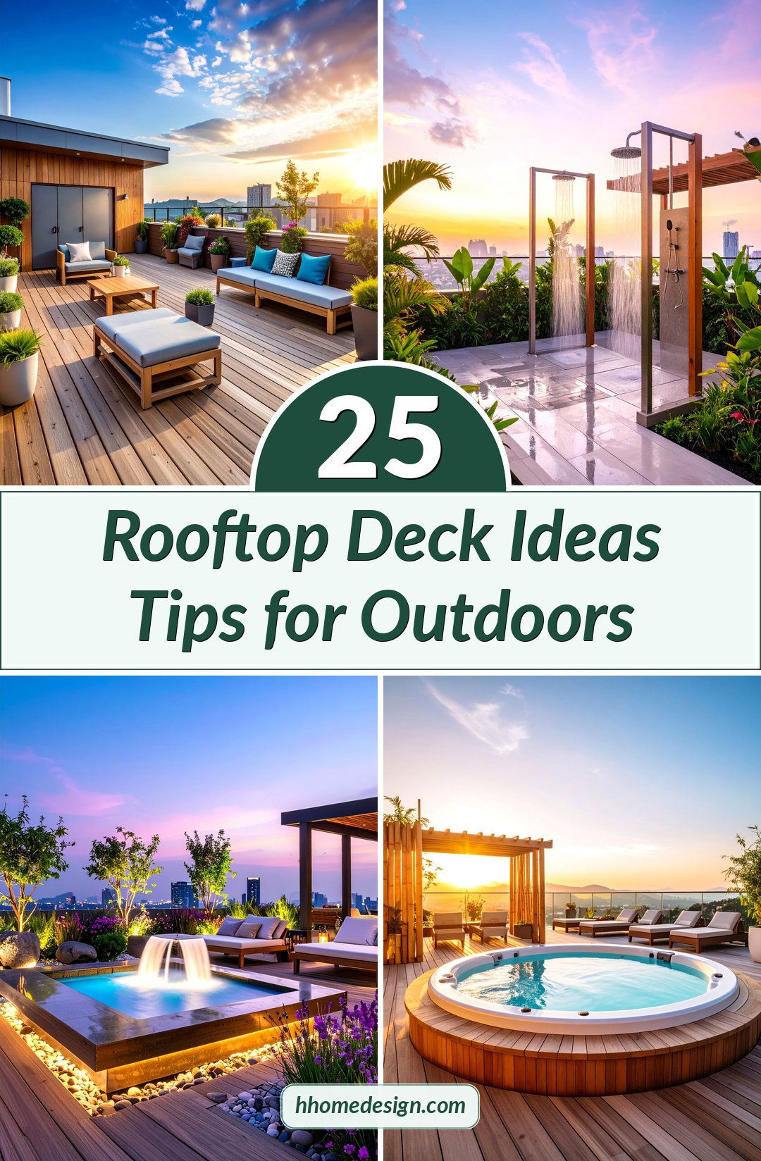 25 Rooftop Deck Ideas Tips for Outdoors