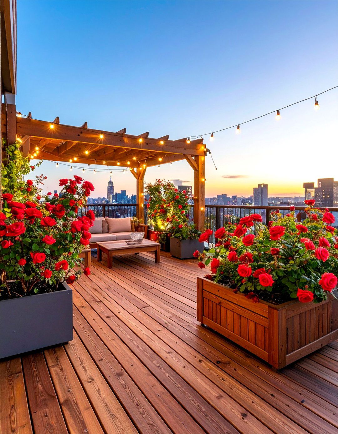 Rooftop Rose Garden - 25 Rose Garden Ideas