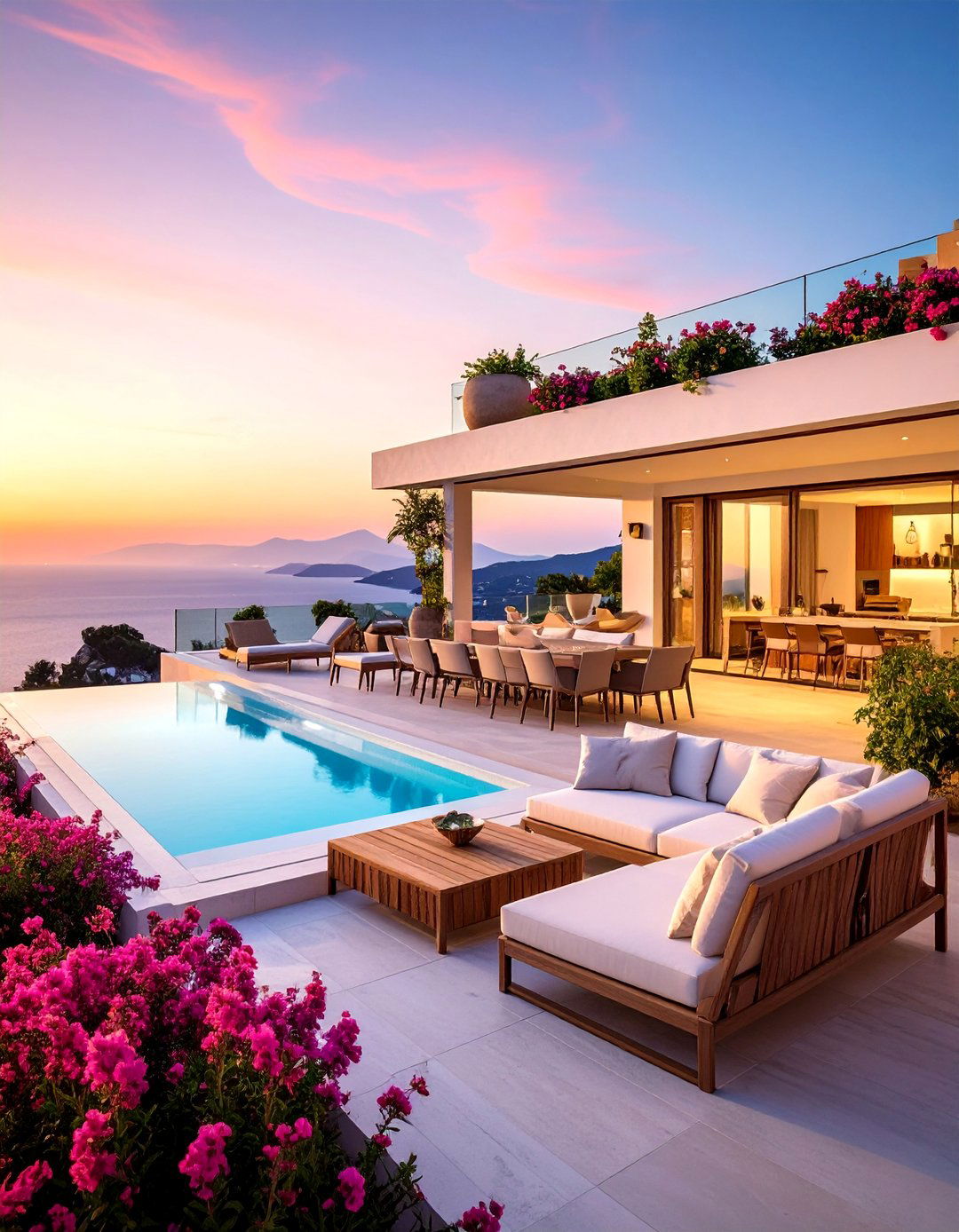 Rooftop Terrace Mediterranean House Exterior - 25 Mediterranean House Exterior Ideas