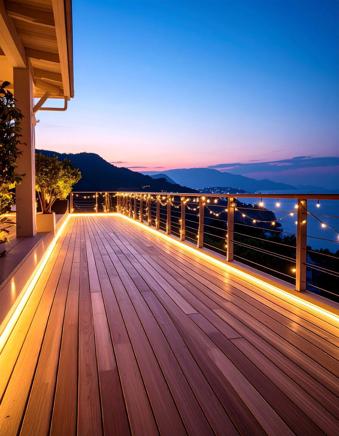 Rope Light Border Definition - 25 Deck Lighting Ideas