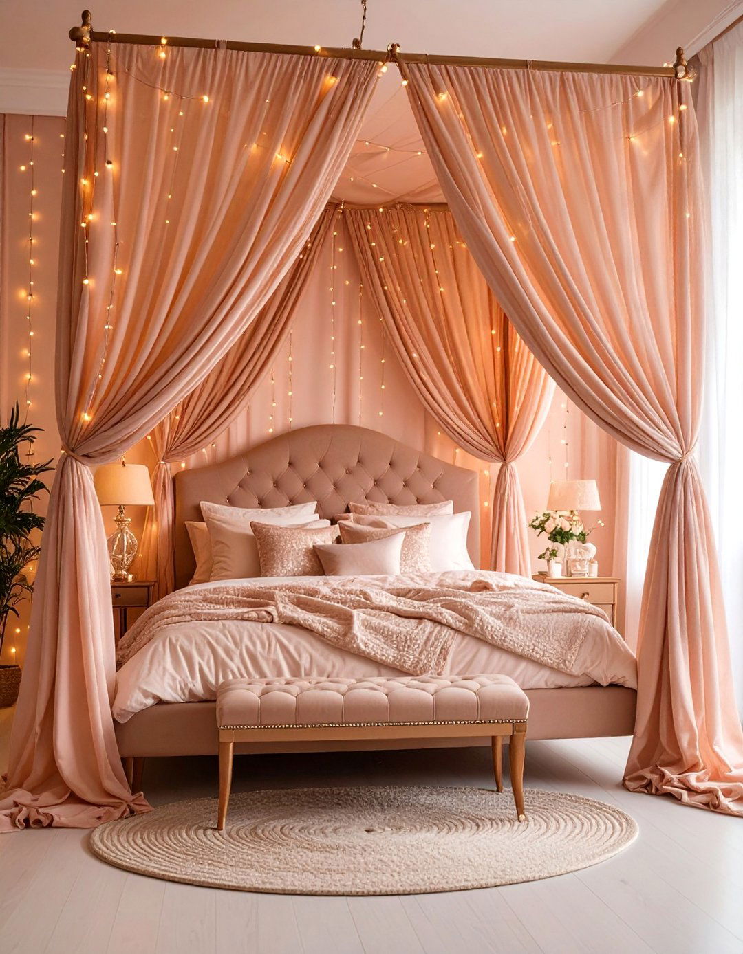 Rose Gold Romantic Blush Bedroom Sanctuary - 25 Rose Gold Bedroom Ideas