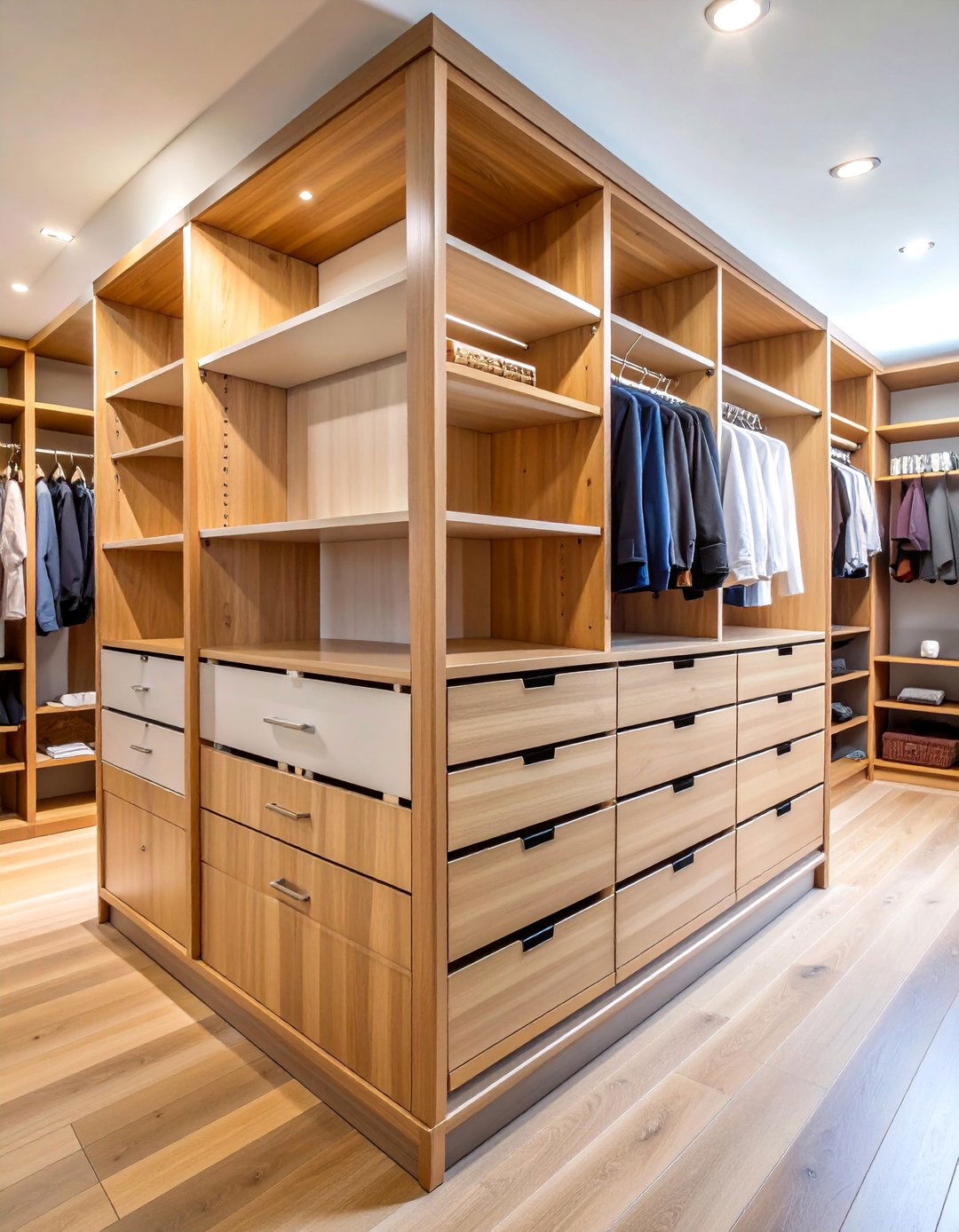 Rotating Storage Closet Island - 25 Closet Island Ideas