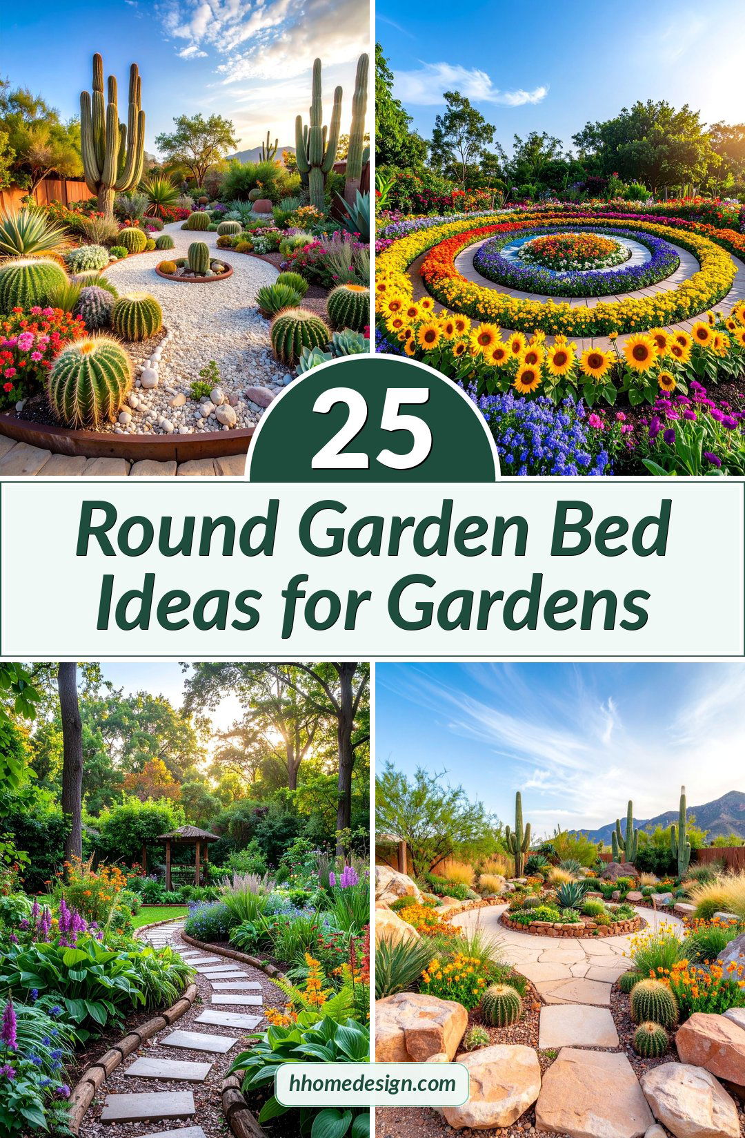25 Round Garden Bed Ideas for Gardens