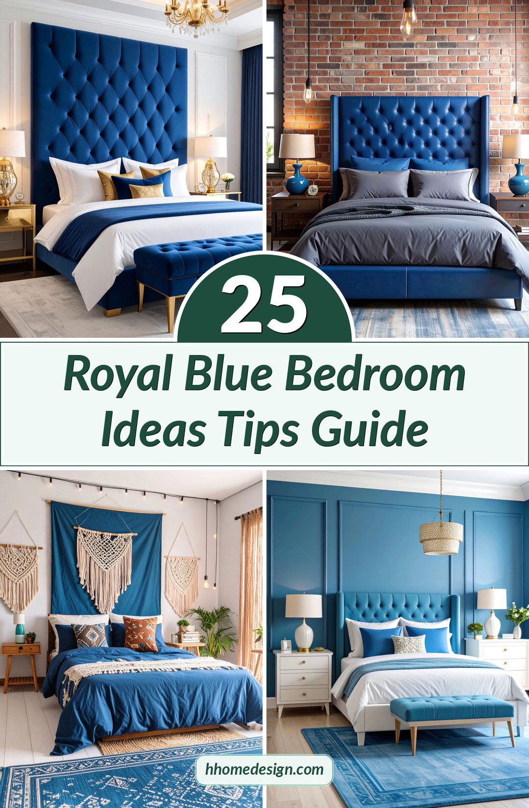 25 Royal Blue Bedroom Ideas Tips Guide