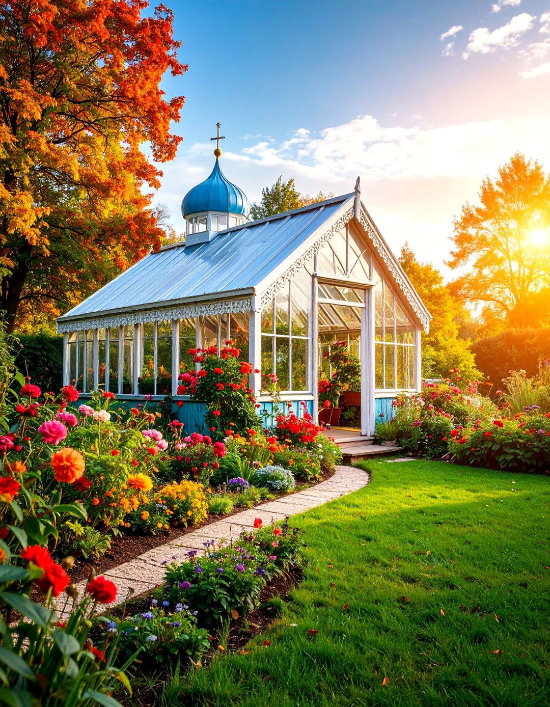 Russian Dacha Garden Greenhouse - 25 Fantasy Greenhouse Ideas