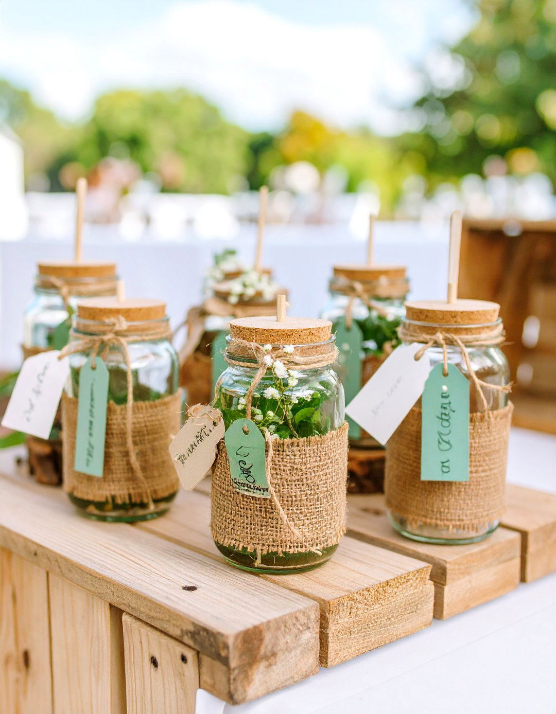 Rustic Barn Wedding Koozies with Mason Jar Graphics - 25 Wedding Koozie Ideas