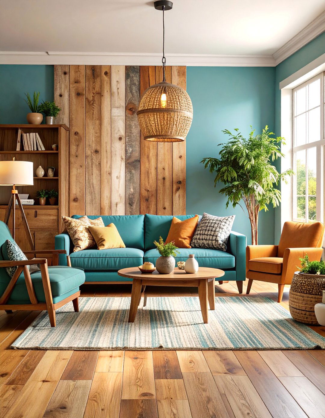 Rustic Barn Wood Feature - 25 Tv Accent Wall Ideas
