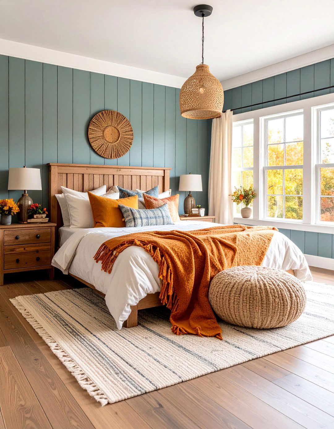Rustic Charcoal Farmhouse Bedroom - 25 Charcoal Bedroom Ideas