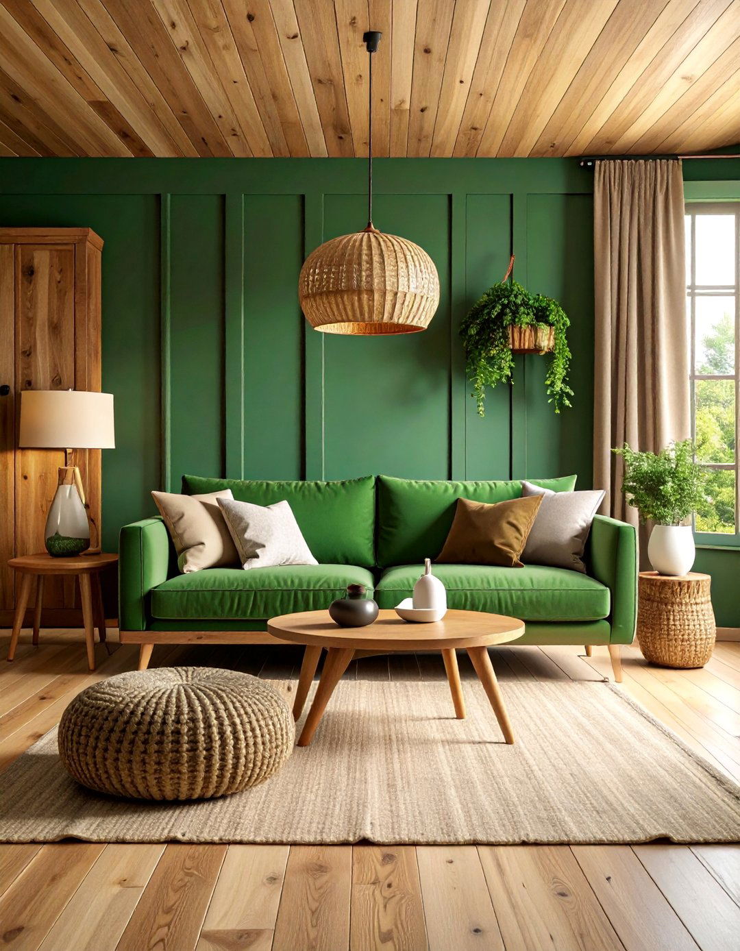 Rustic Color Drenched Living Room - 25 Small Rustic Living Room Ideas