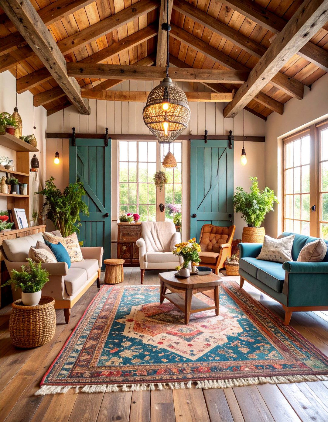 Rustic Country Charm Salon - 25 Salon Interior Design Ideas