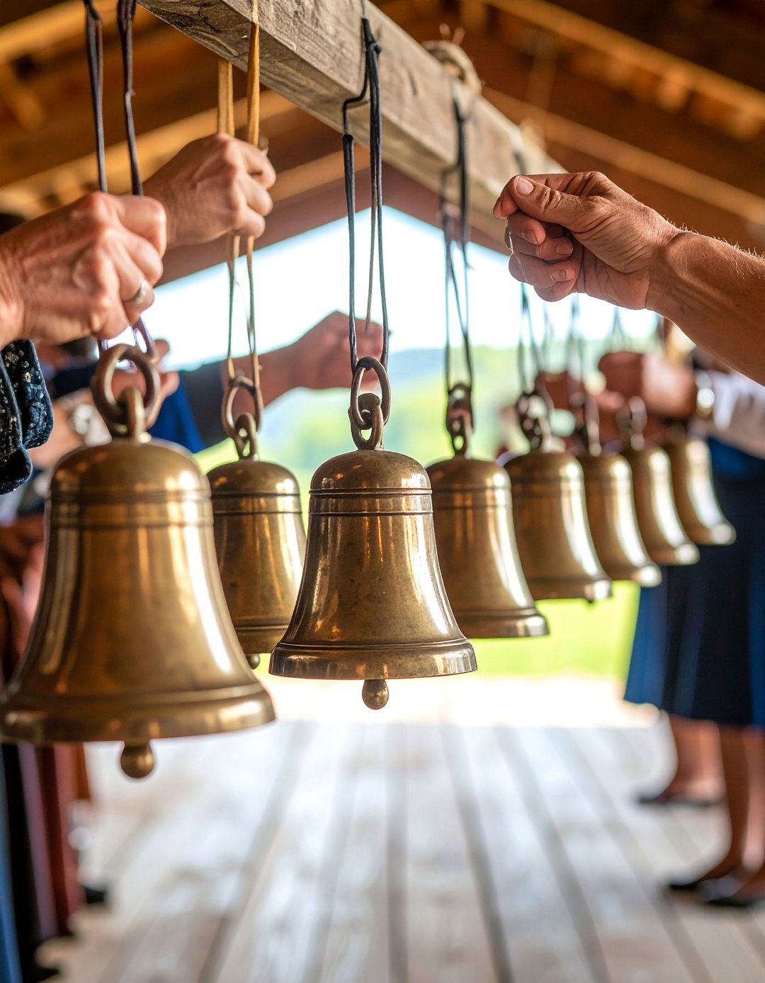 Rustic Cowbell Ring Send off - 25 Wedding Send-off Ideas