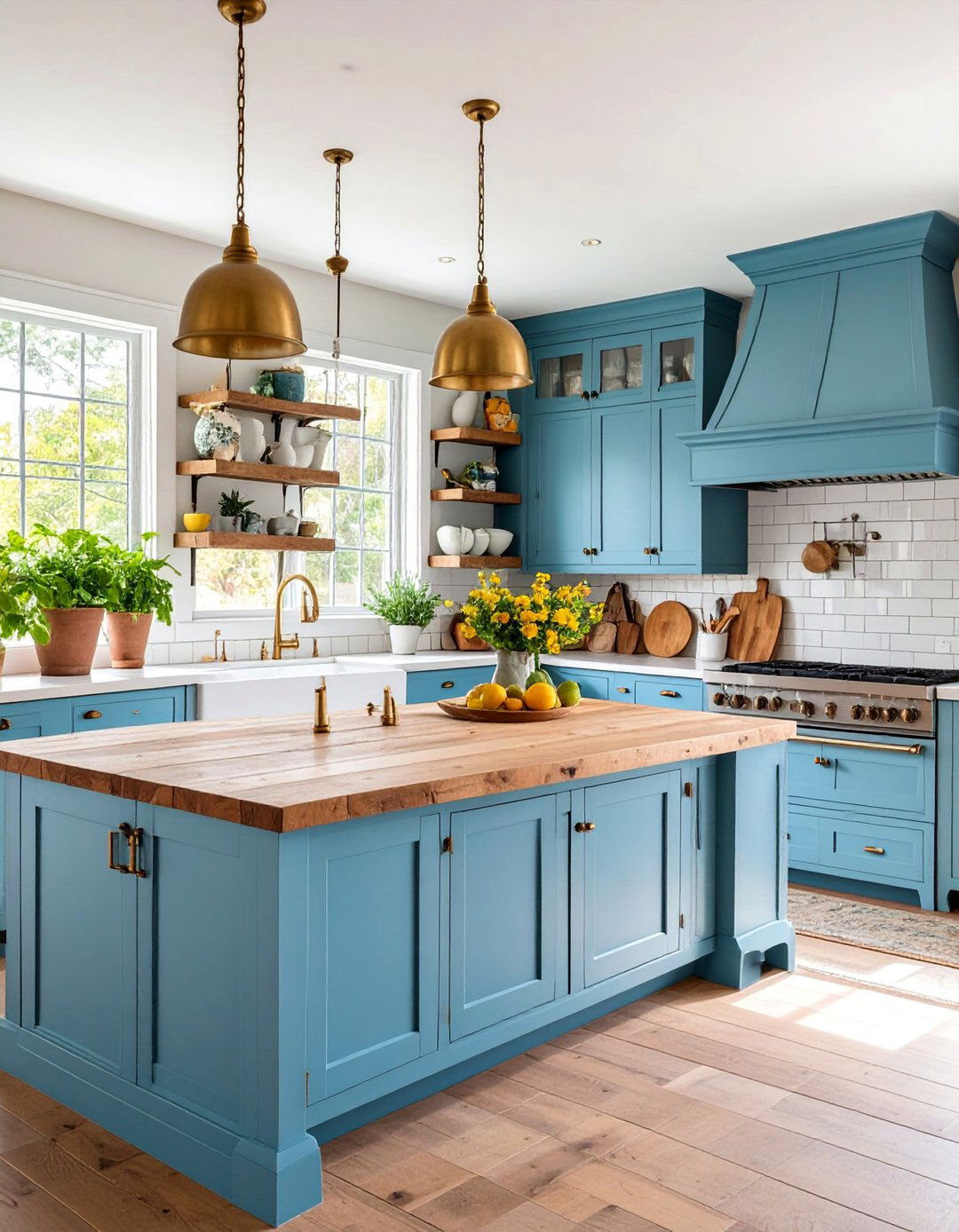 Rustic Farmhouse Kitchen with Reclaimed Wood and Grey Cabinets - 25 Grey and White Kitchen Designs