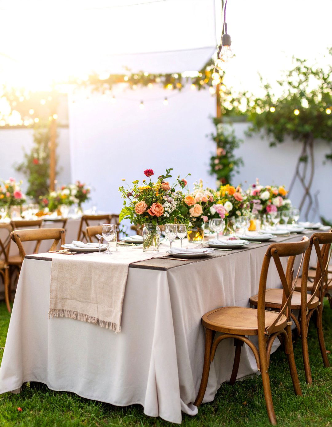Rustic Farmhouse Wedding with Vintage Charm - 25 Backyard Wedding Ideas