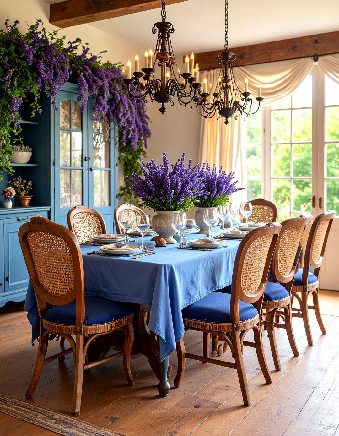 Rustic French Country Dining Room with Provincial Charm - 25 Rustic Dining Room Ideas