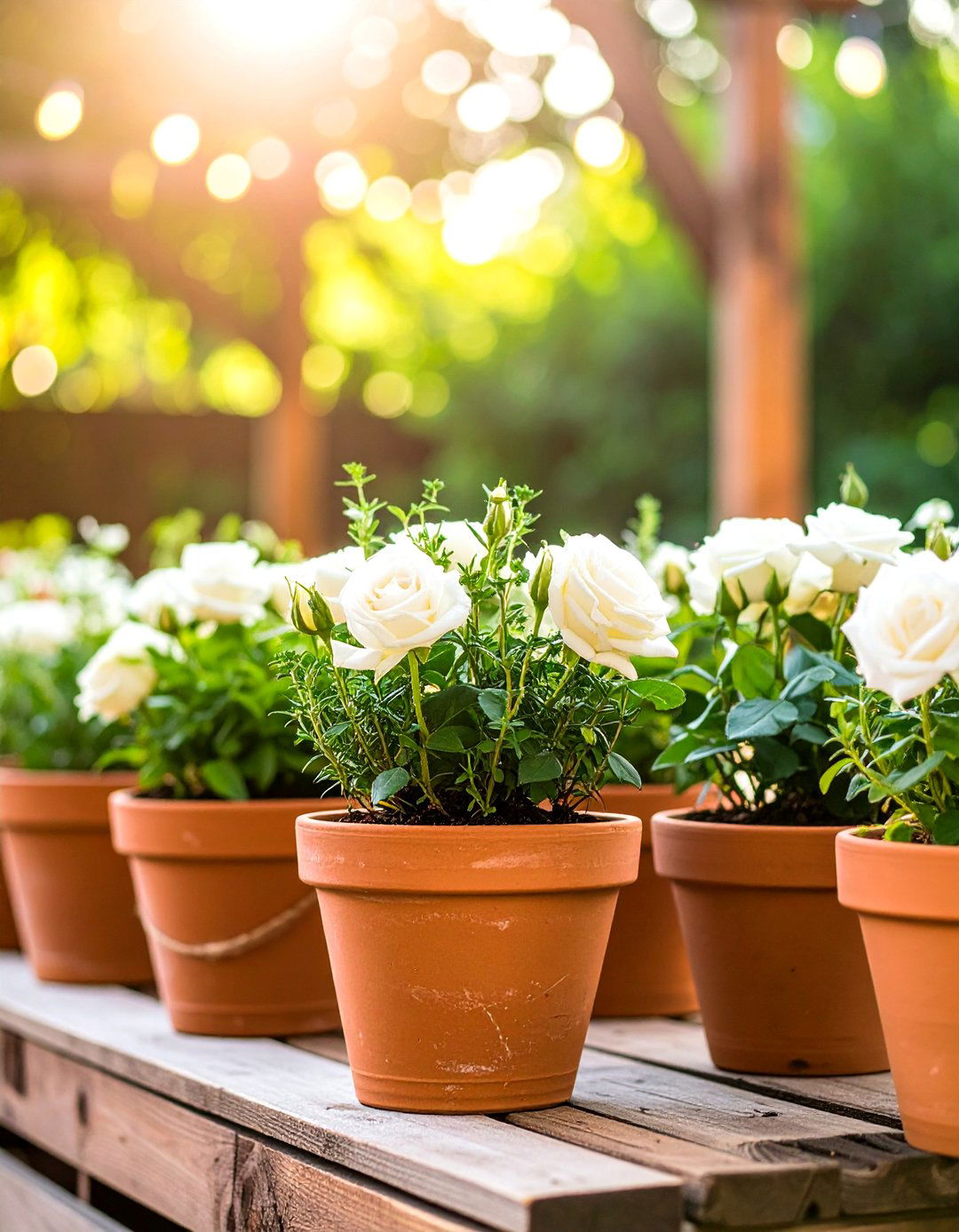 Rustic Herb Garden Charm - 25 Bud Vase Wedding Centerpiece Ideas
