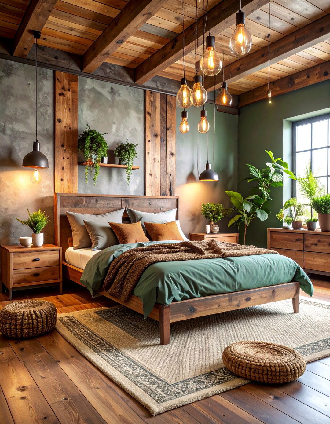Rustic Industrial Bedroom Fusion - 25 Industrial Bedroom Ideas