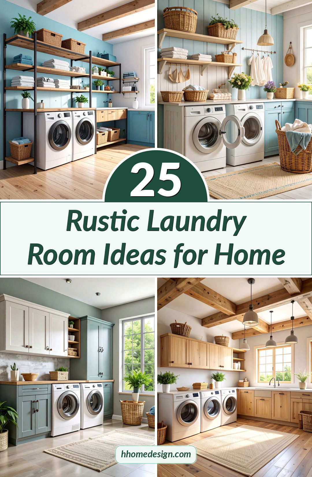 25 Rustic Laundry Room Ideas for Home