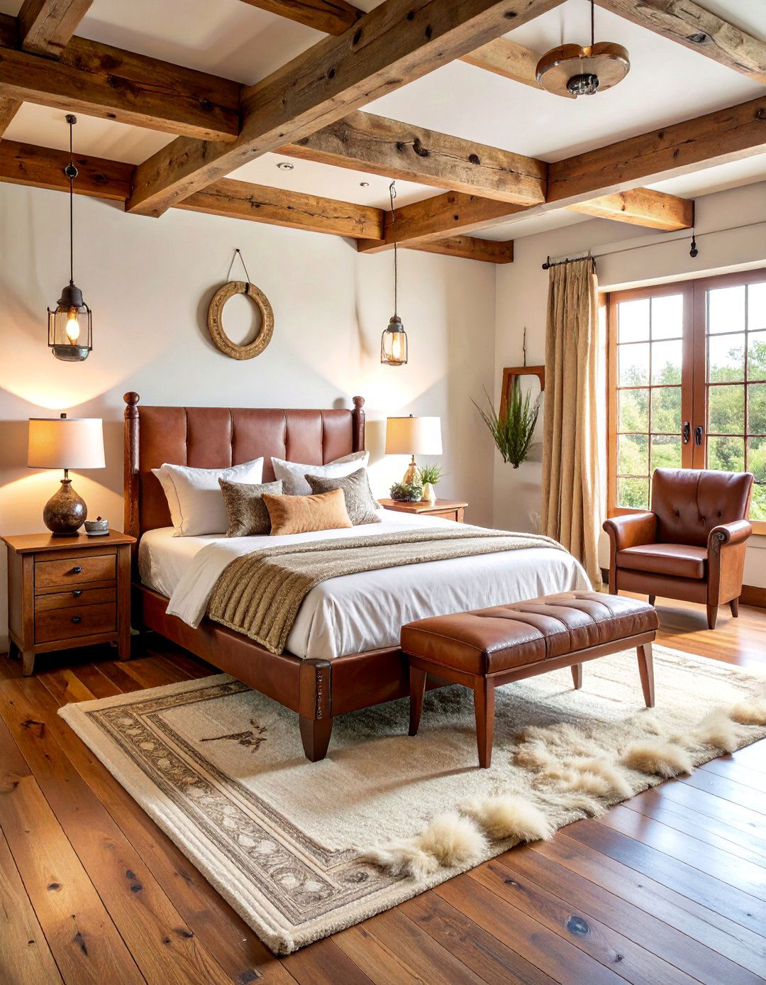 Rustic Leather Cowboy Bedroom - 25 Cowboy Room Decor Ideas