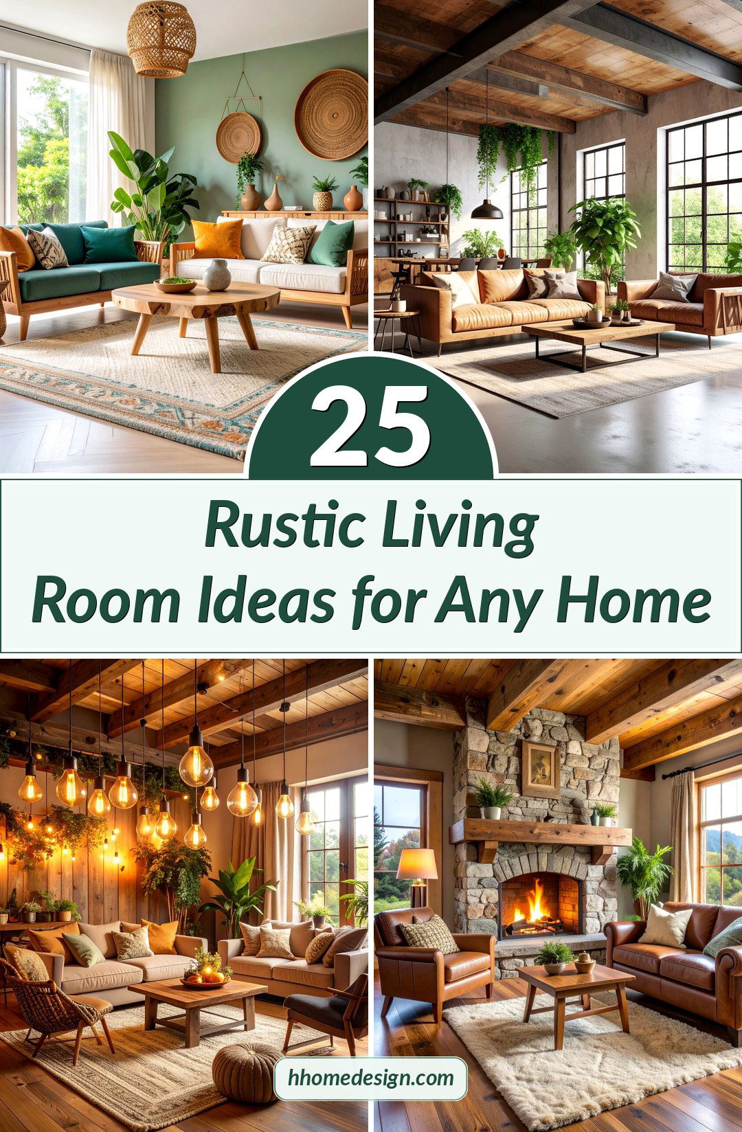 25 Rustic Living Room Ideas for Any Home