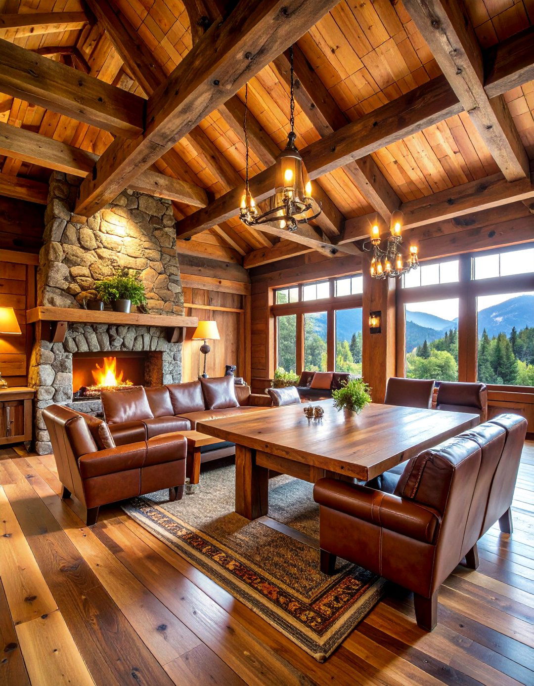 Rustic Lodge Game Cabin - 25 Luxury Game Room Ideas