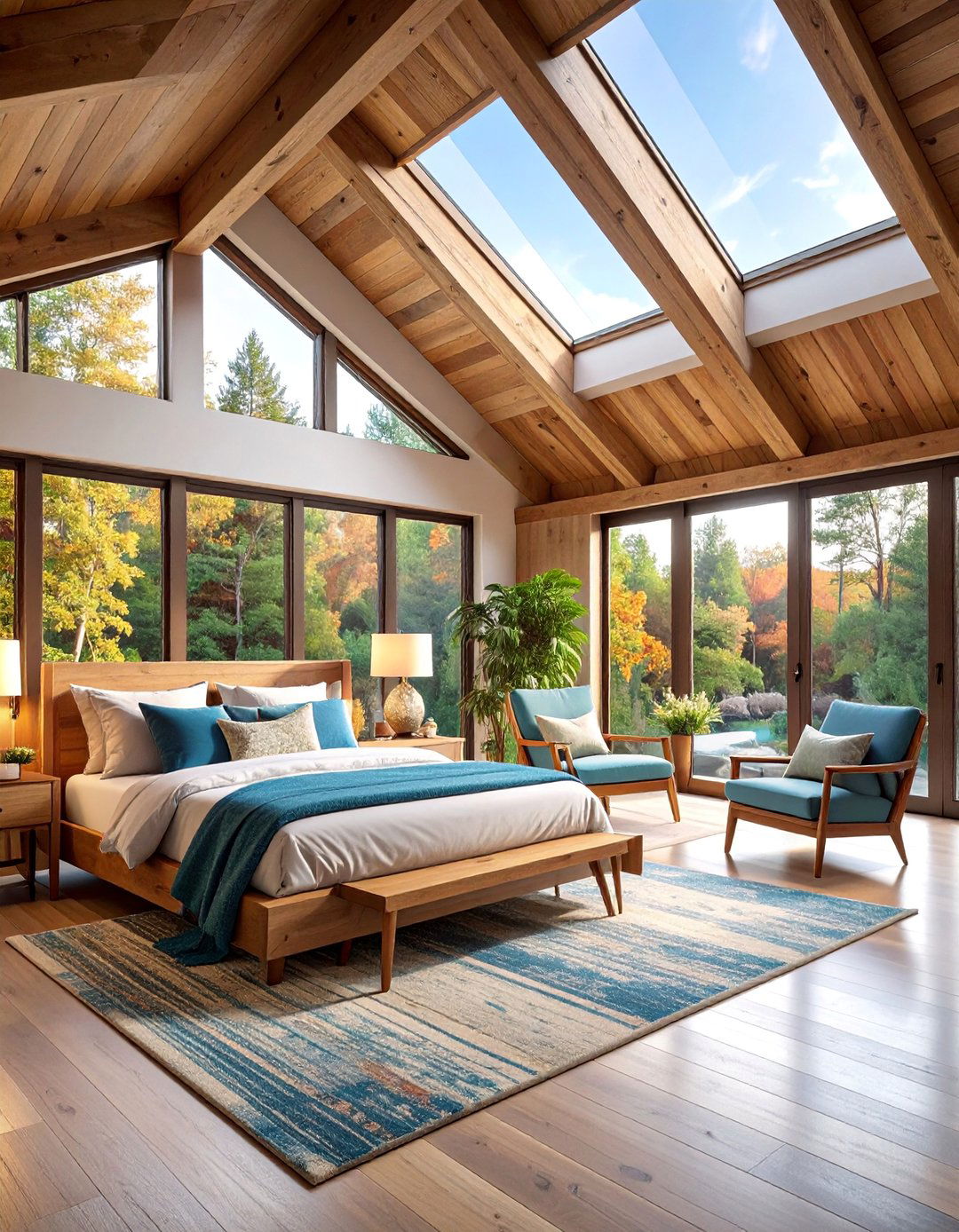 Rustic Master Suite Sanctuary - 25 Rustic Barndominium Interior Design Ideas
