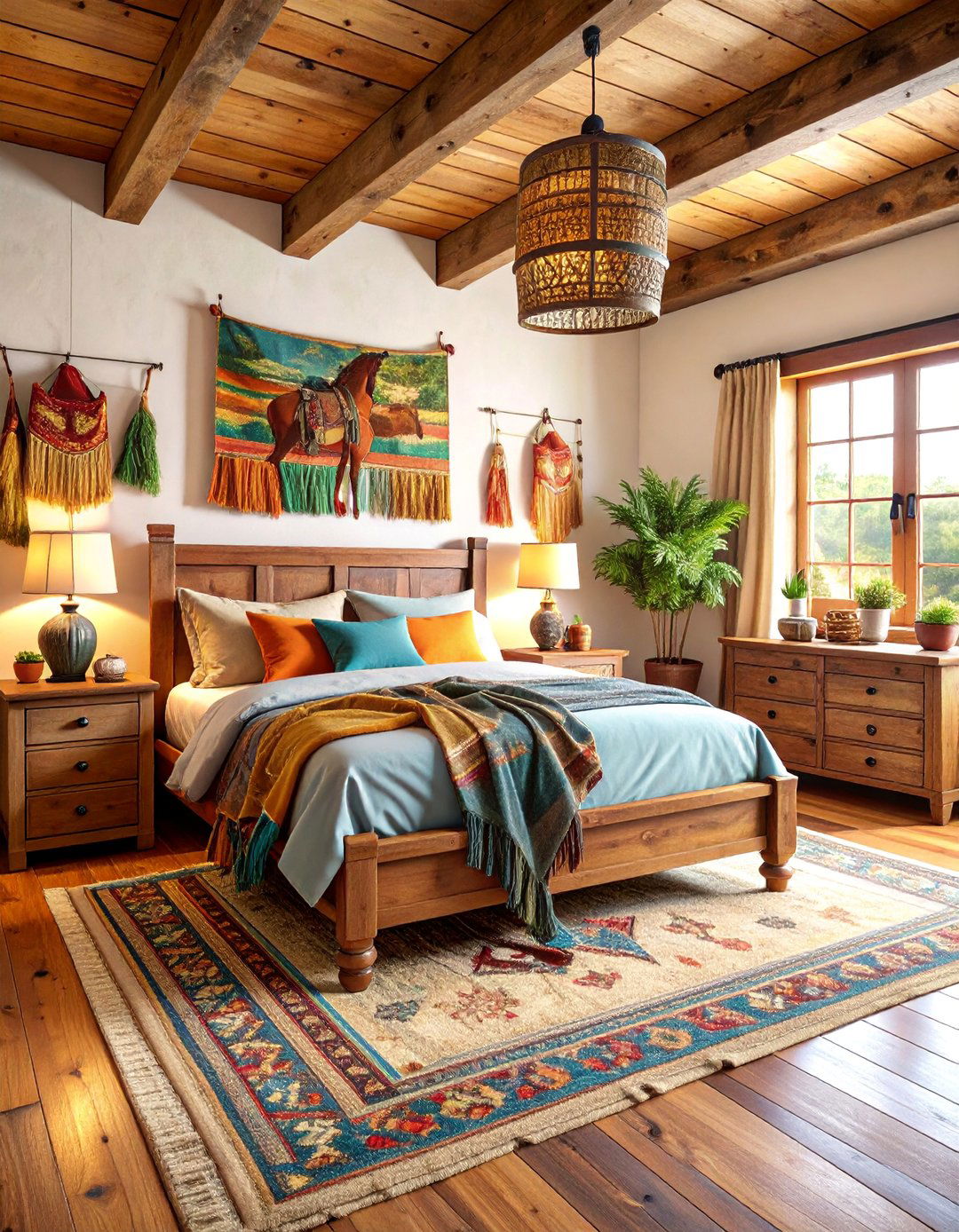 Rustic Mexican Ranch Bedroom Retreat - 25 Mexican Bedroom Ideas