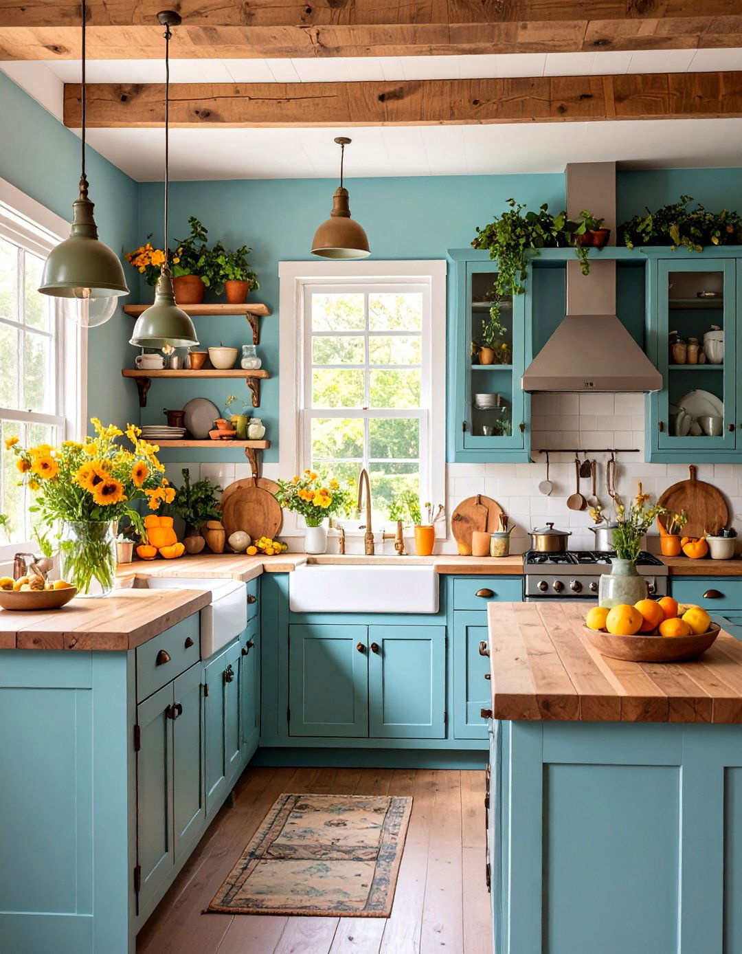 Rustic Mobile Home Kitchen with Reclaimed Wood - 25 Mobile Home Kitchen Ideas