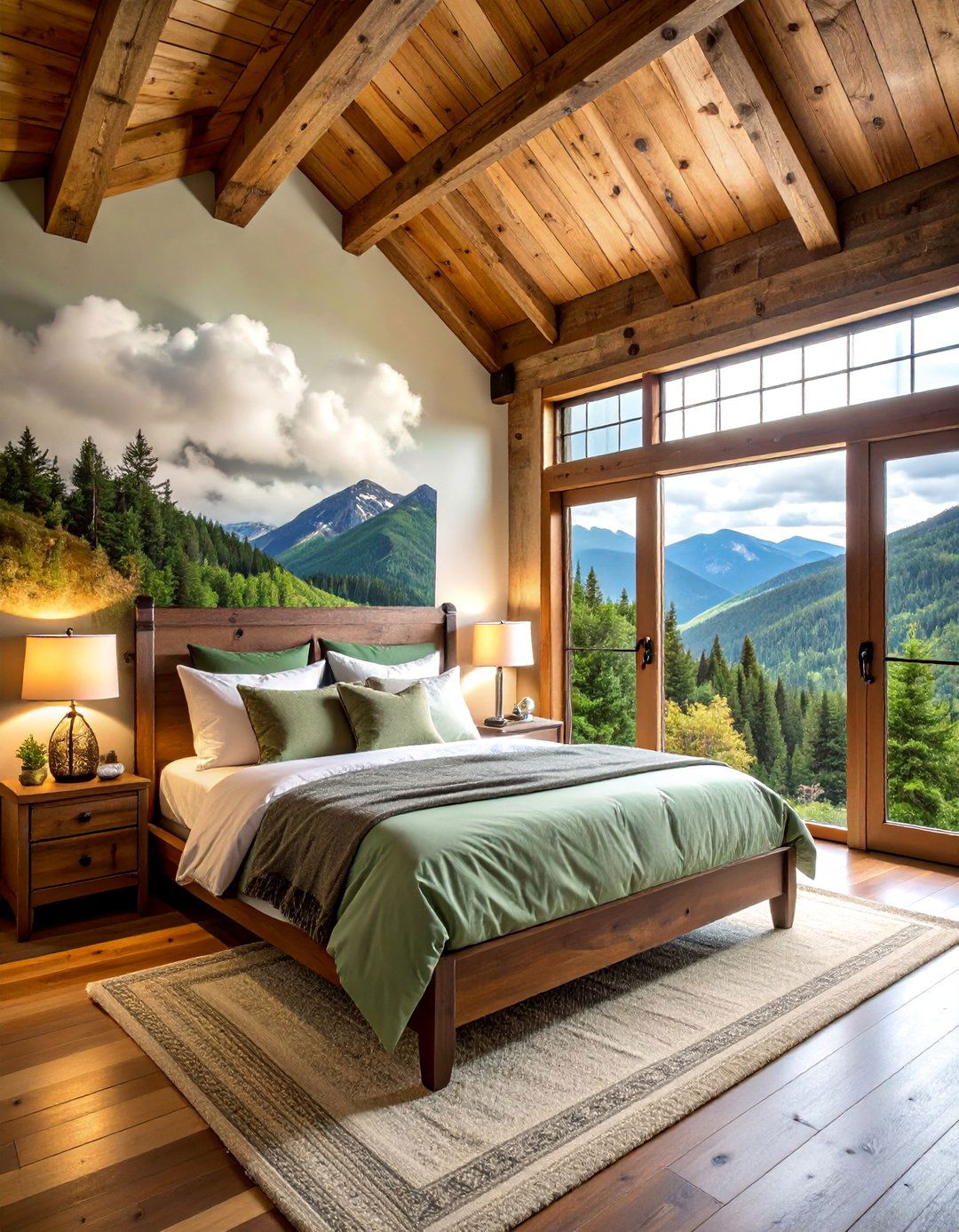 Rustic Mountain Cloud Cabin - 25 Cloud Themed Bedroom Ideas