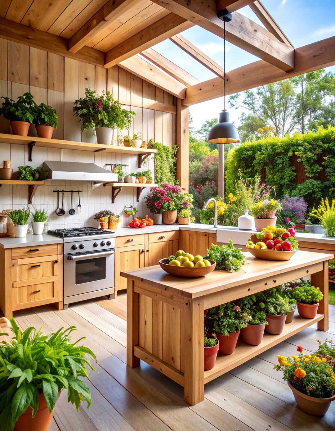 Rustic Outdoor Canning Kitchen - 25 Rustic Outdoor Kitchen Ideas