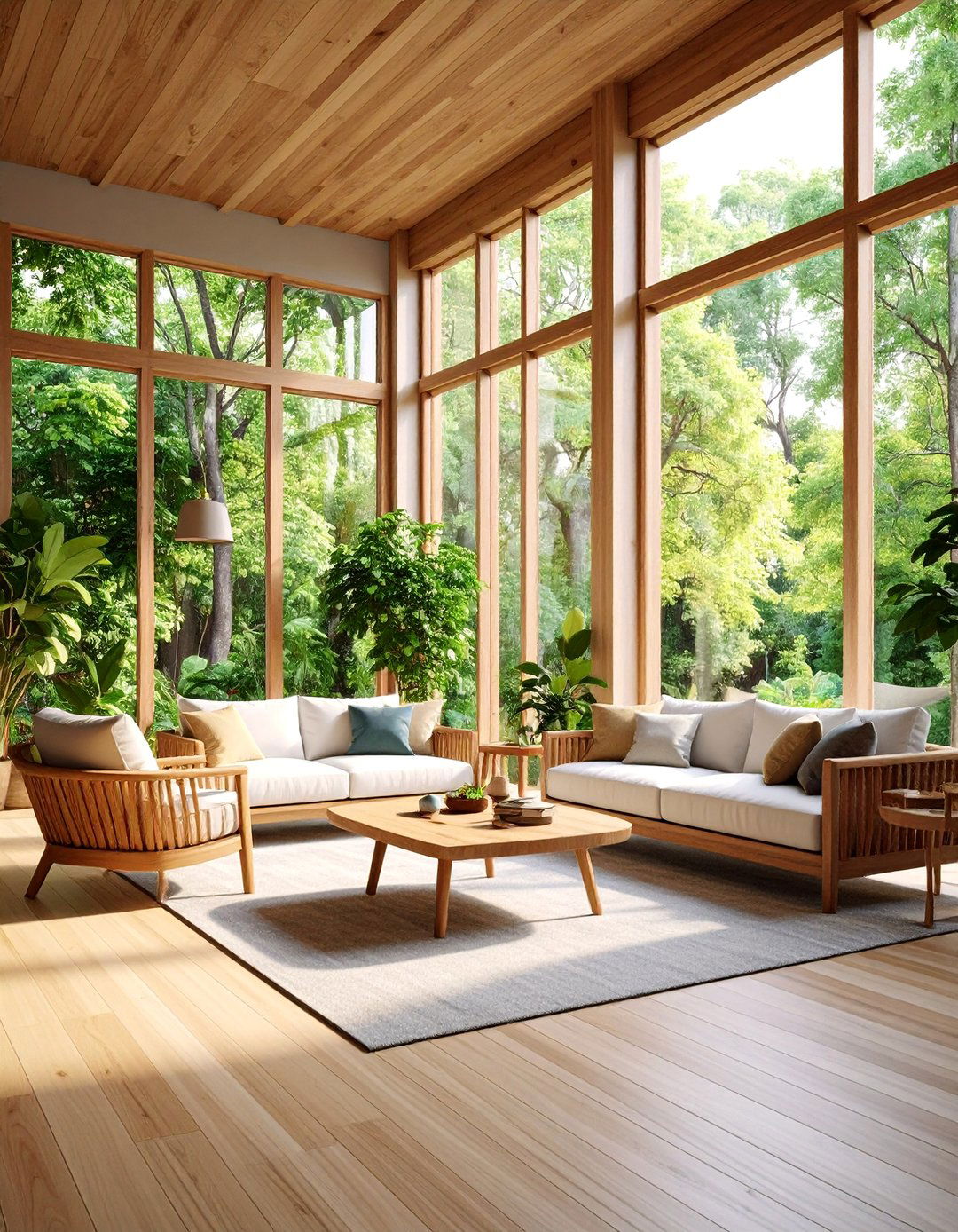 Rustic Outdoor Indoor Living Room - 25 Small Rustic Living Room Ideas