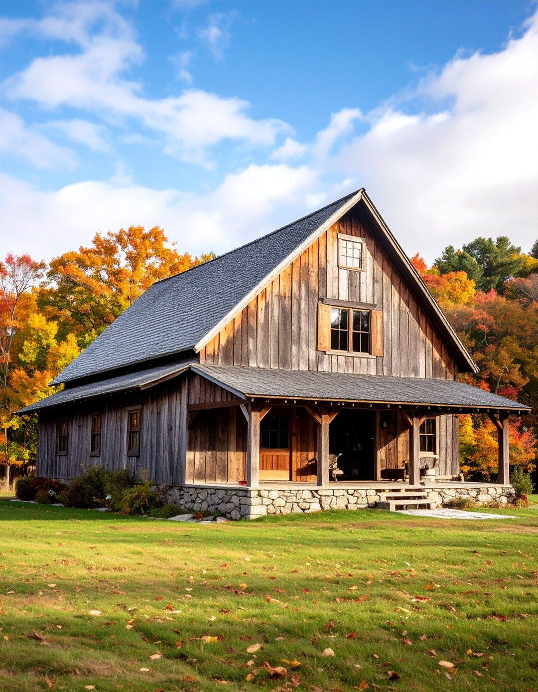 Rustic Reclaimed Wood Barn House - 25 Barn House Exterior Ideas