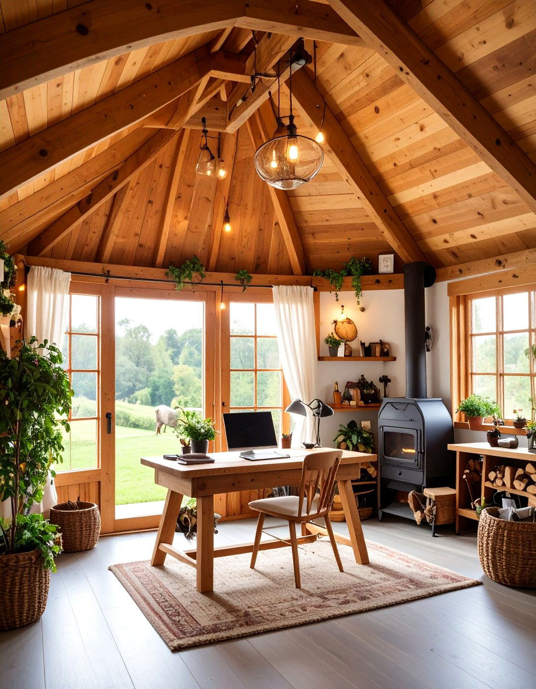 Rustic Shepherds Hut Home Office - 25 Garden Room Ideas
