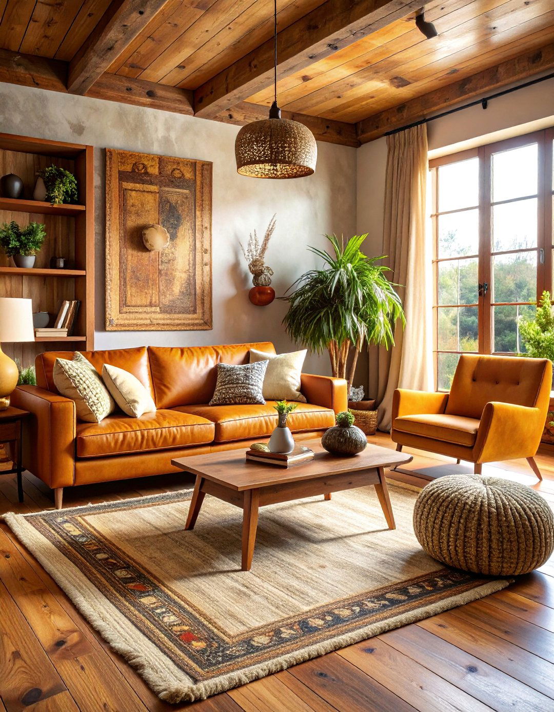 Rustic Texture Rich Living Room - 25 Small Rustic Living Room Ideas