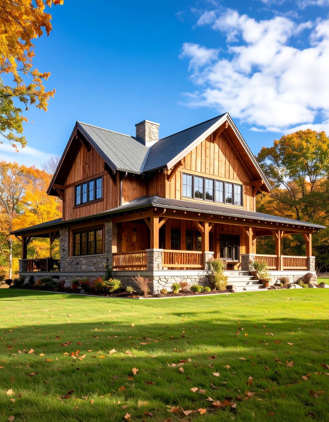 Rustic Timber Frame Barn House - 25 Barn House Exterior Ideas