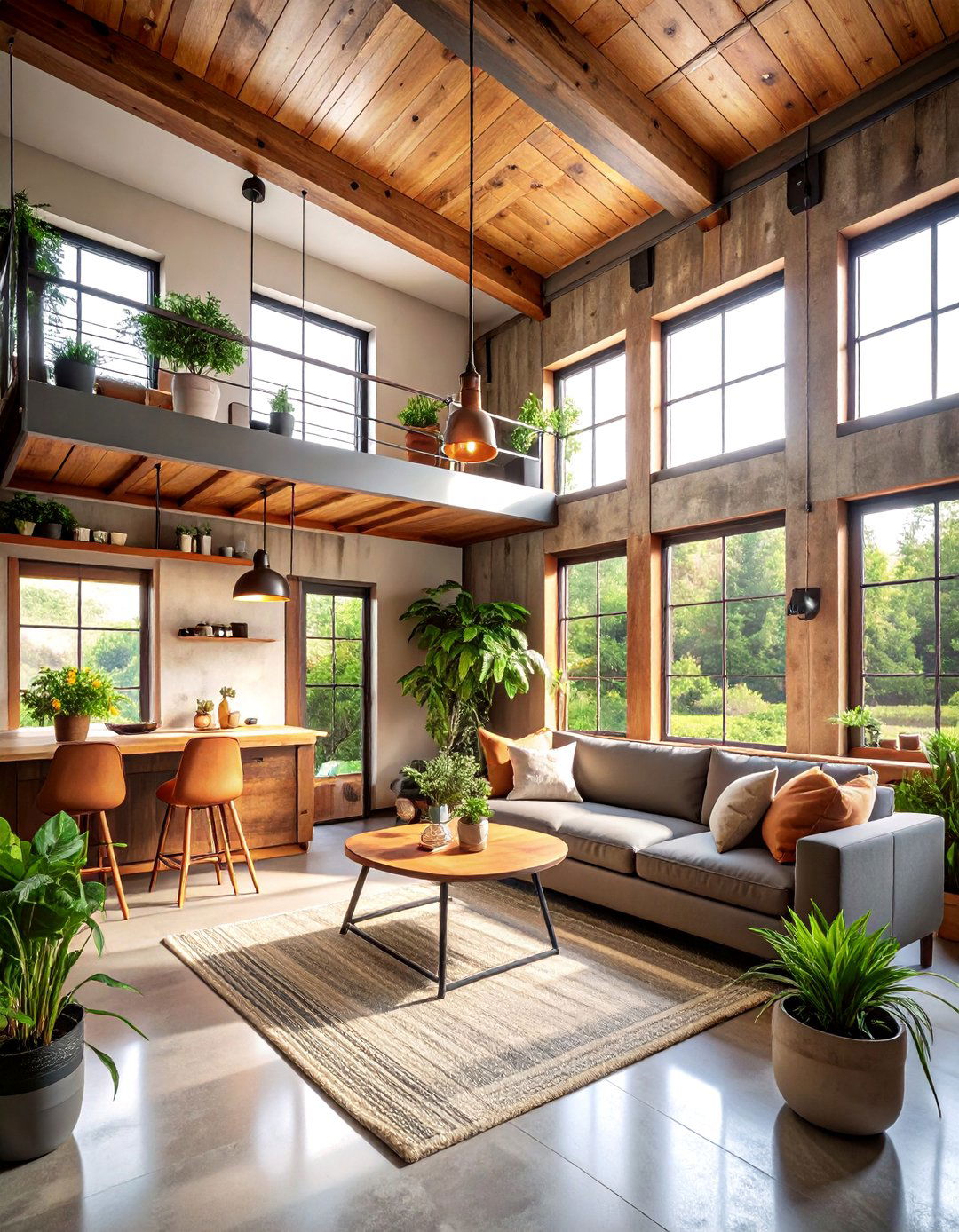 Rustic Tiny House with Exposed Plumbing and Industrial Elements - 25 Rustic Tiny House Ideas