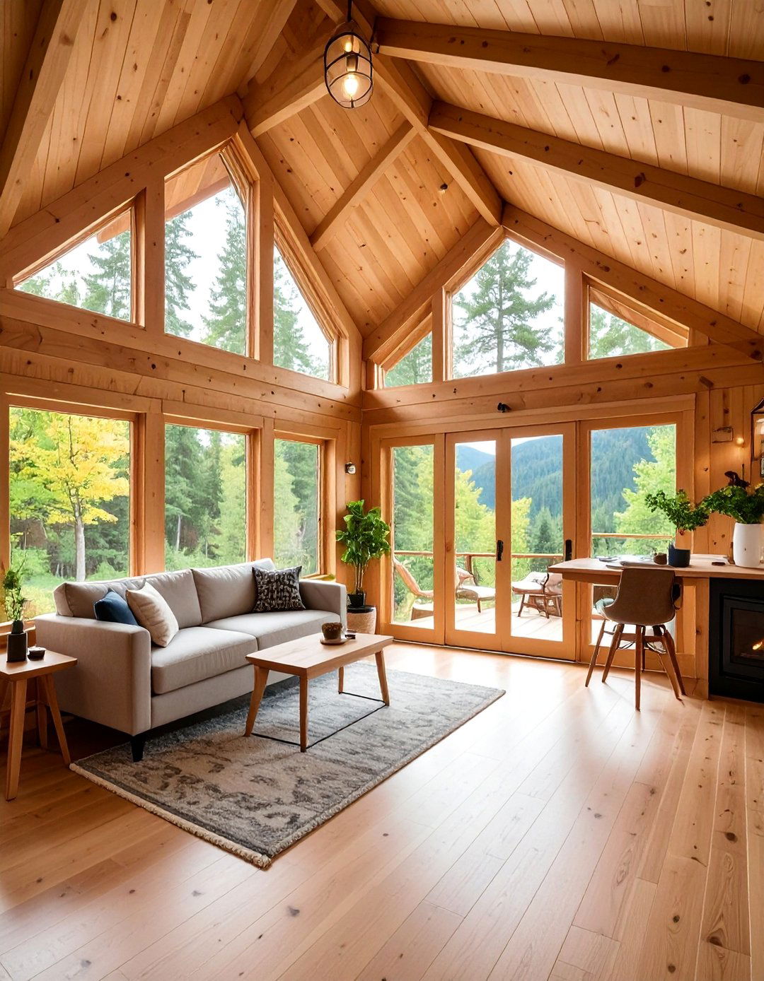 Rustic Tiny House with Timber Frame Construction and Mortise Joints - 25 Rustic Tiny House Ideas